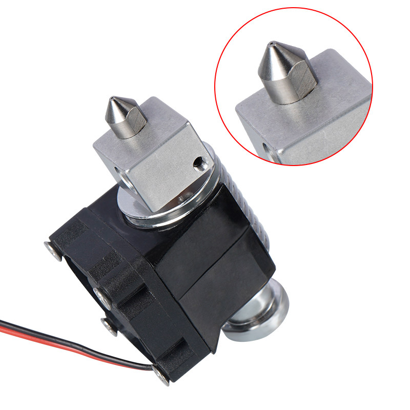 QIPANG 3D 프린터 액세서리 TC4 티타늄 합금 노즐 MK8 뾰족한 노즐 고강도 내마모성 및 부식 방지 노즐