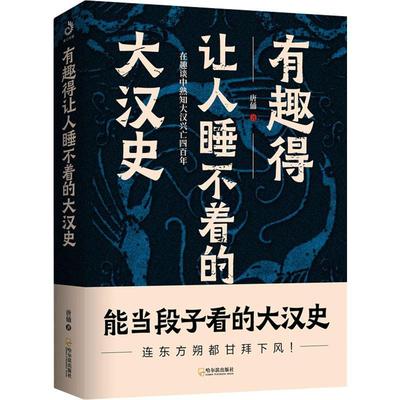 有趣得让人睡不着的大汉史书唐俑中国历史汉代通俗读物普通大众文学书籍