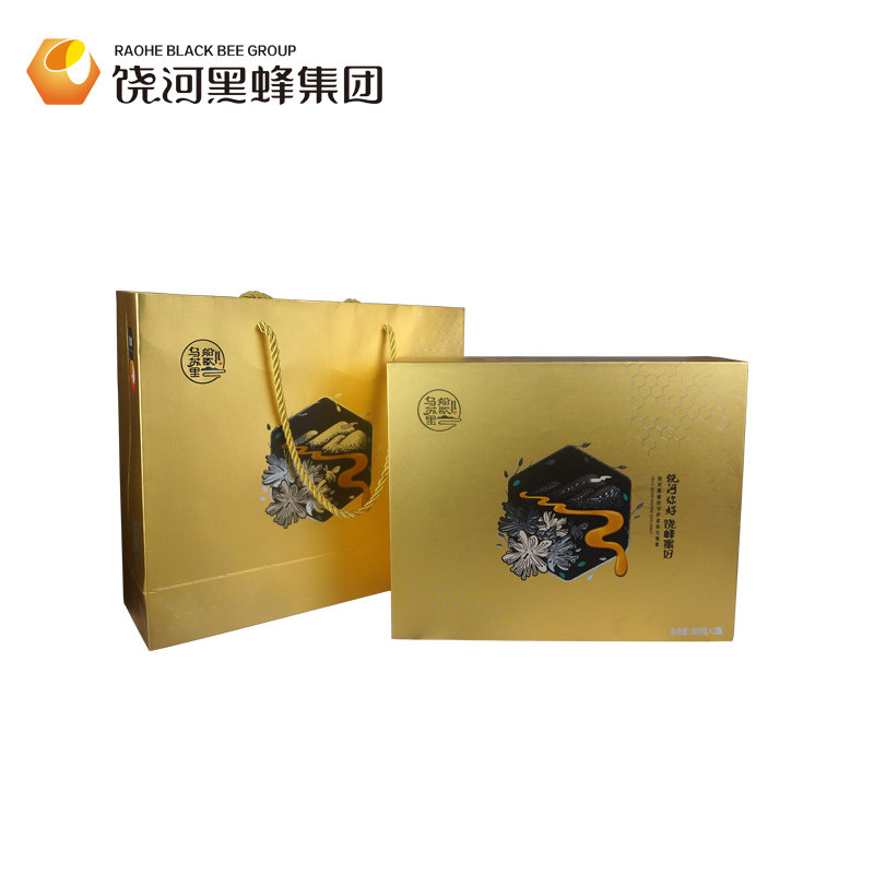 饶河东北黑蜂自然成熟蜜乌苏里船歌100+椴树雪蜜礼盒