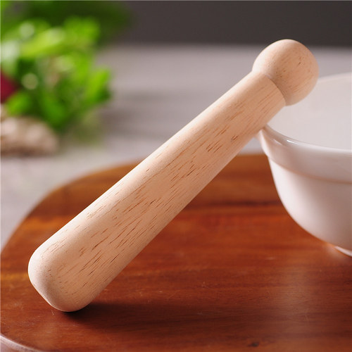 宝宝辅食研磨棒实木槌水果蔬菜