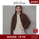 休闲优雅短款 Mila Owen25秋冬新品 仿麂皮翻领夹克09WFJ254162