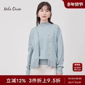 针织开衫 Mila Owen春夏休闲简约纯色V领长袖 09WND241108