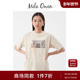 百搭纯棉做旧印花打底短袖 Mila Owen25秋冬新品 T恤09WCT255149