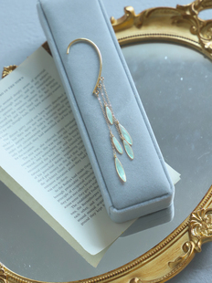 清野新款 集蝉翼原创设计免耳洞耳挂耳饰仙女系气质手工森女饰品