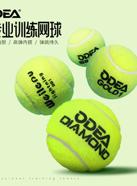 ODEA欧帝尔网球训练球无压DD1 DD2 DD3整袋比赛训练用球初学耐打
