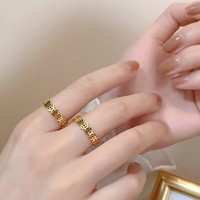 錢(qián)多多銅錢(qián)戒指大量現(xiàn)貨工廠批發(fā) 個(gè)性寓意招財(cái)轉(zhuǎn)運(yùn)氣質(zhì)輕奢戒指w