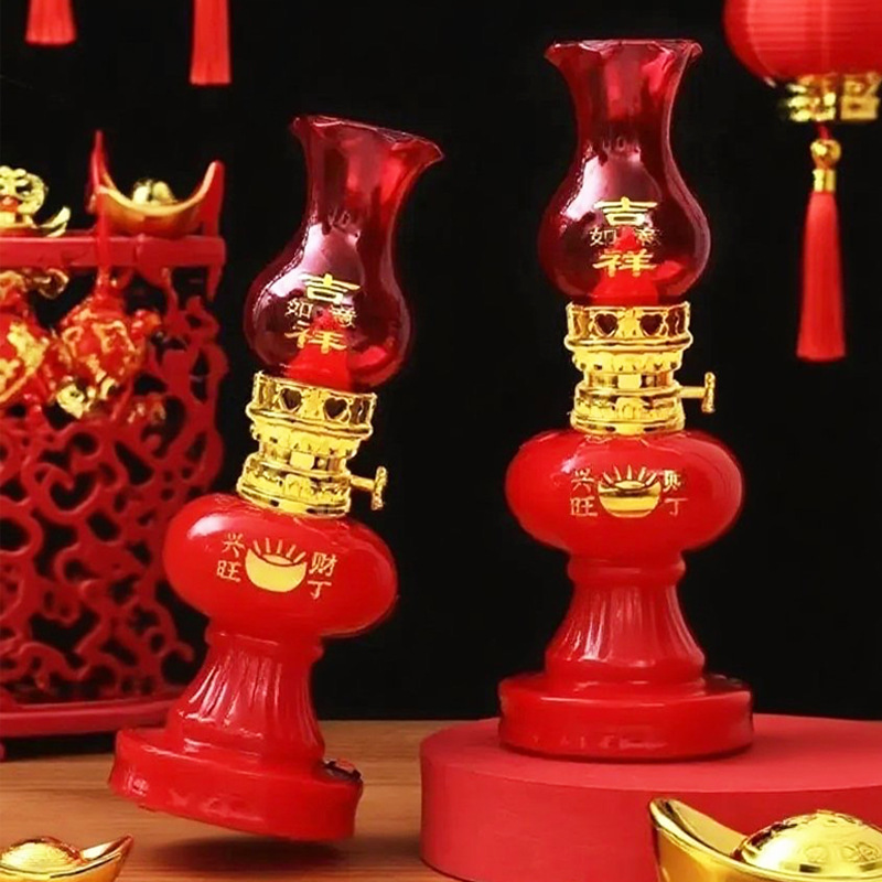 【超值6件套】吉祥如意蜡烛灯LED节能无烟仿真电子蜡烛进宅烛台w