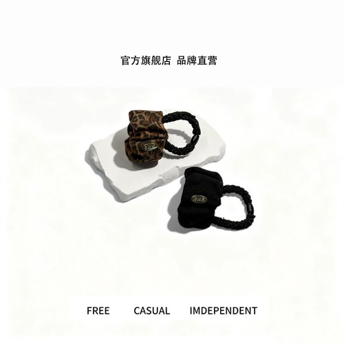 2026新款高弹力高级感丝绒皮筋发圈高马尾显发量不伤发发绳发圈w