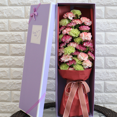 混搭康乃馨花束鲜花鲜花速递北京