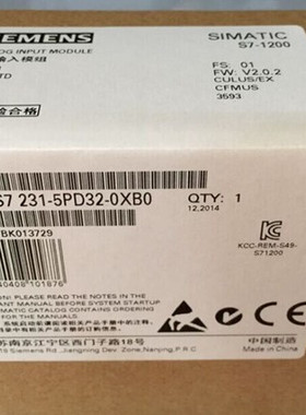 西门子原装1P6ES7231-5PD32-0XB0正品热电阻模块6ES72315PD320XB0