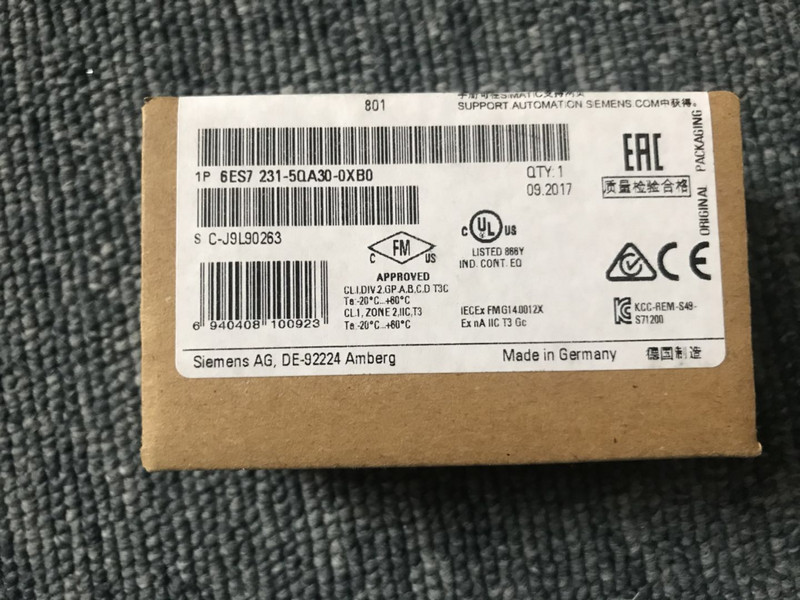 西门子1P6ES7231-5PA30-0XB0信号板模块6ES72315QA300XB0全新现货 五金/工具 PLC 原图主图