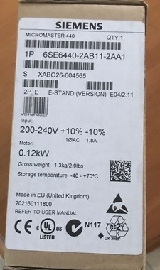 西门子1P6SE6440-2AB11-2AA1全新MICROMASTER4406SE64402AB112AA1