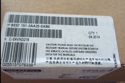 西门子6ES7151-3AA23-0AB0西门子模块6ES71513AA230AB0CPUX现货CD