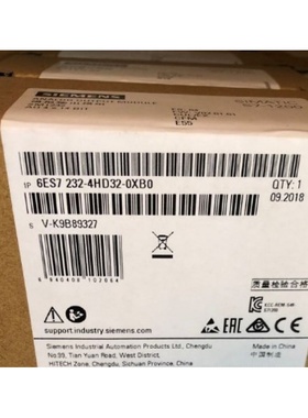西门子6ES7232-4HB32-0XB0-4HD32全新模拟量模块6ES72324HB320XB0