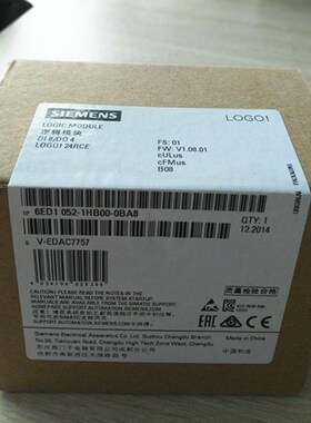 西门子1P6ED1052-1HB00-0BA8全新LOGO!24RCE主机6ED10521HB000BA8