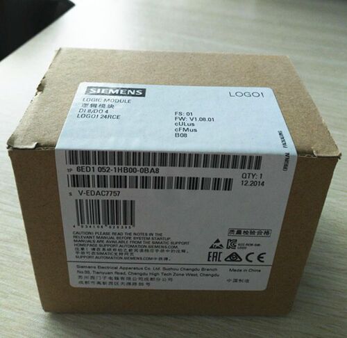 西门子1P6ED1052-1HB00-0BA8全新LOGO!24RCE主机6ED10521HB000BA8