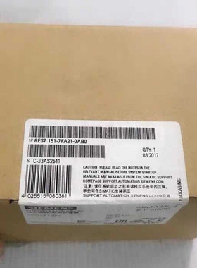 西门子1P6ES7151-7FA21-0AB0全新ET200FCPU 6ES71518FB010AB0现货