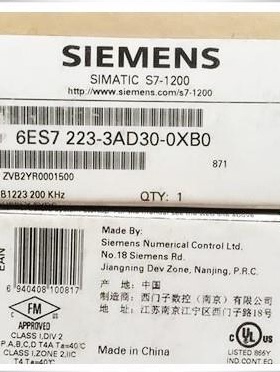 西门子6ES7223-3AD30-0XB0西门子模块6ES72233AD300XB0CPUX现货CD