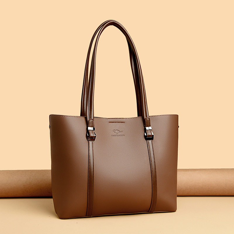 头层牛皮单肩包女士软真皮大容量腋下包通勤包中年妈妈包2026新款