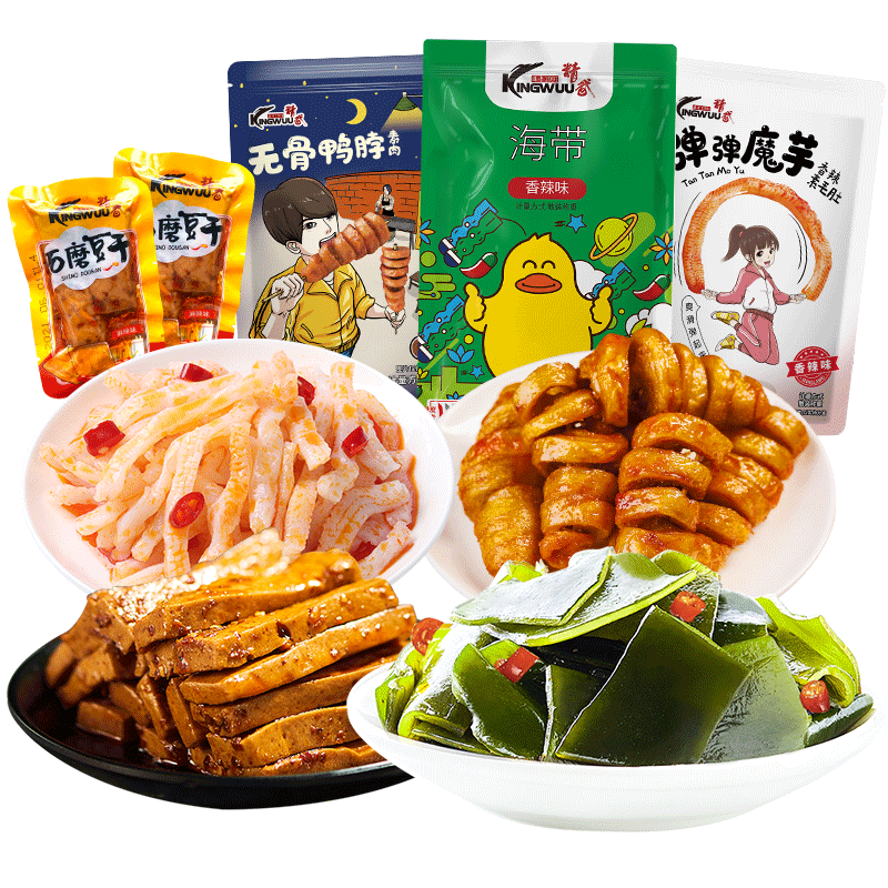 精武手撕鸭脖氮气保鲜麻辣味休闲零食小吃食品