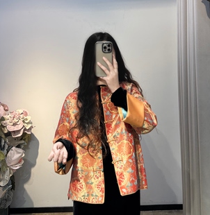 2026新款新中式国风名家非遗蜀锦外套