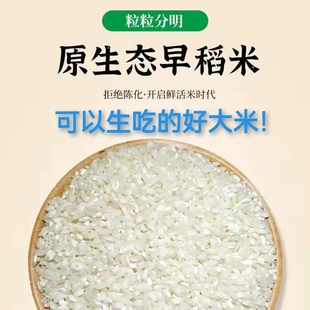 1斤装生吃大米小熊家大米早稻米无粘性早籼米生吃不伤牙小熊农场