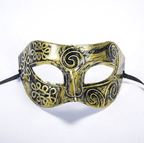 Antique Greek Roman Soldier Venetian Party Masquerade Mask S