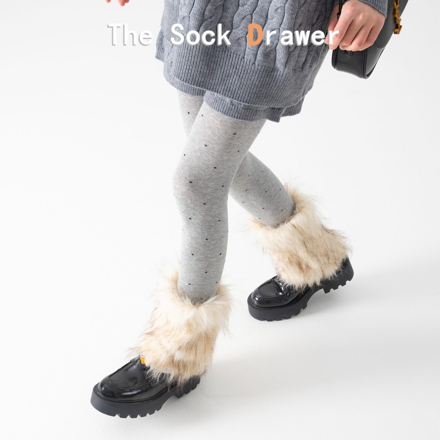 日系jk袜套女秋冬季y2k辣妹毛毛腿套学院风护腿套亚文化袜套不掉