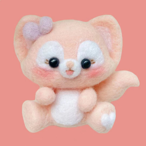 羊毛毡戳戳乐胸针发卡钥匙扣车挂