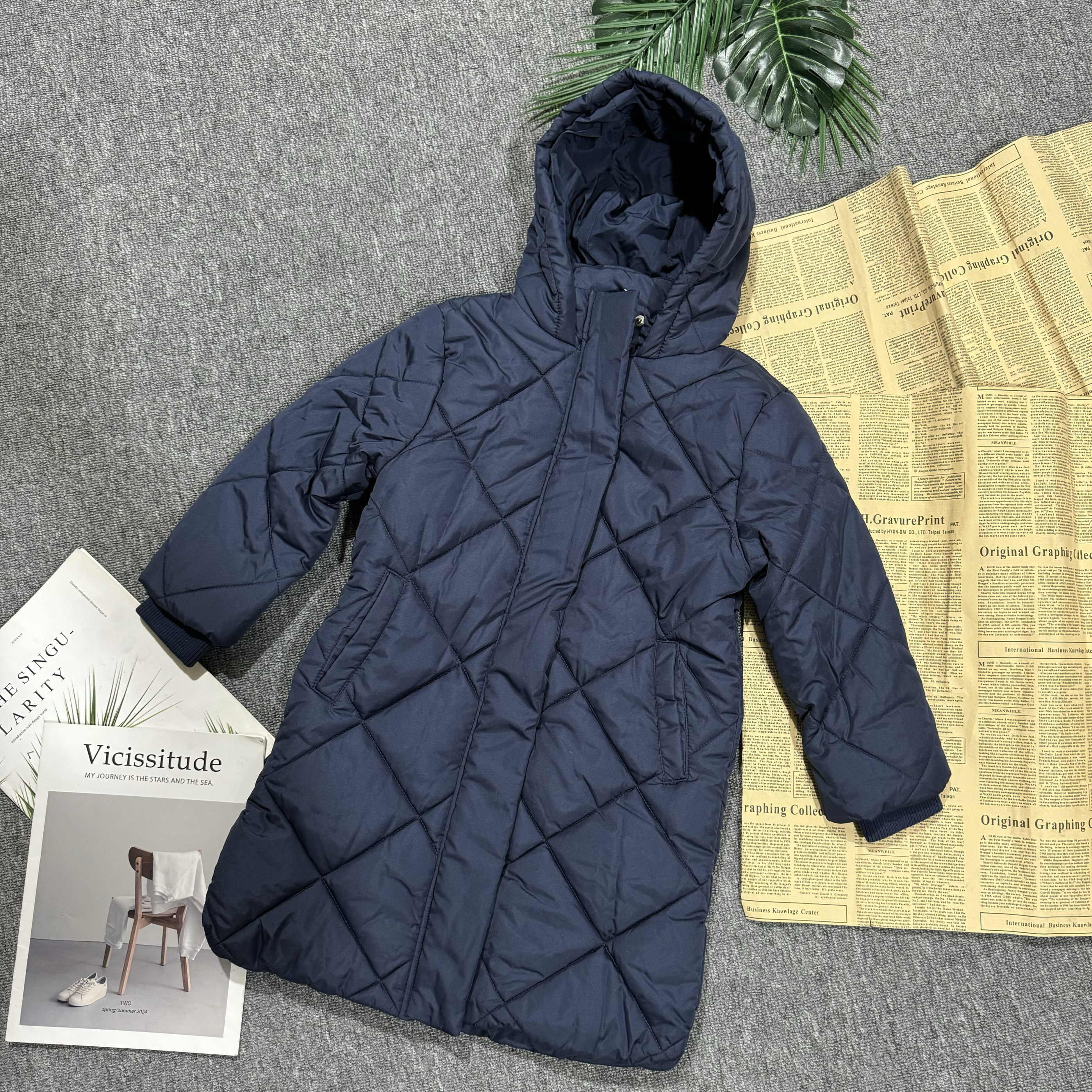 外贸冬季男女中大童通穿 连帽菱形格厚款保暖直筒式休闲棉袄外套,童装/婴儿装/亲子装,棉袄/棉服,淘宝优惠券,粉丝福利购,淘宝优惠卷