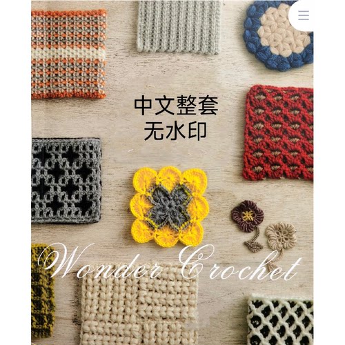 349 中文 奇妙的钩针编织 新手初学者 基础编织图解教程