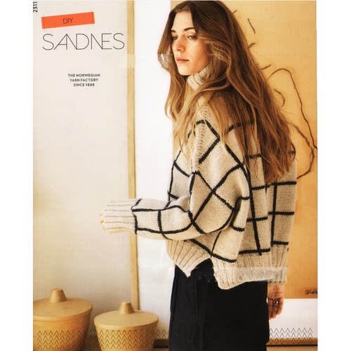 119【英文有水印】SANDNES GARN 2311 棒针女士毛衣编织图解教程