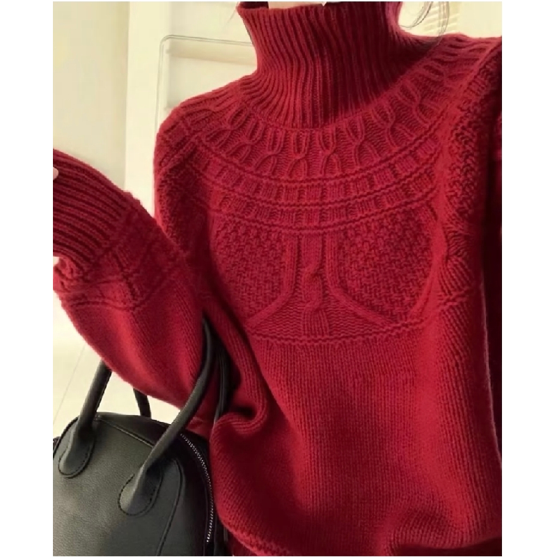 475 中文文字说明 暖阳套衫 单款图解 棒针编织成人女士毛衣教程