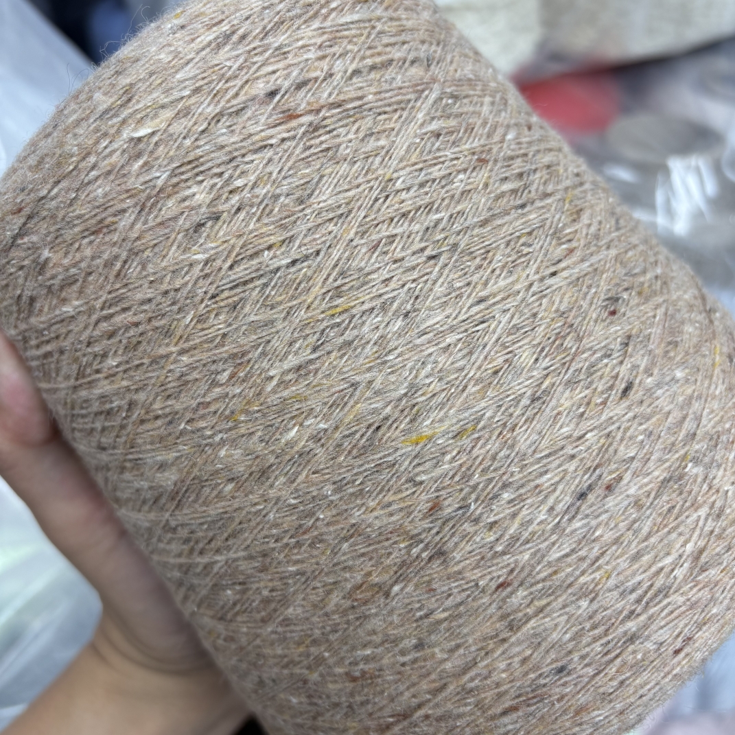 【特价】彩点真丝马海原纺80%美丽诺15%马海毛5%桑蚕丝