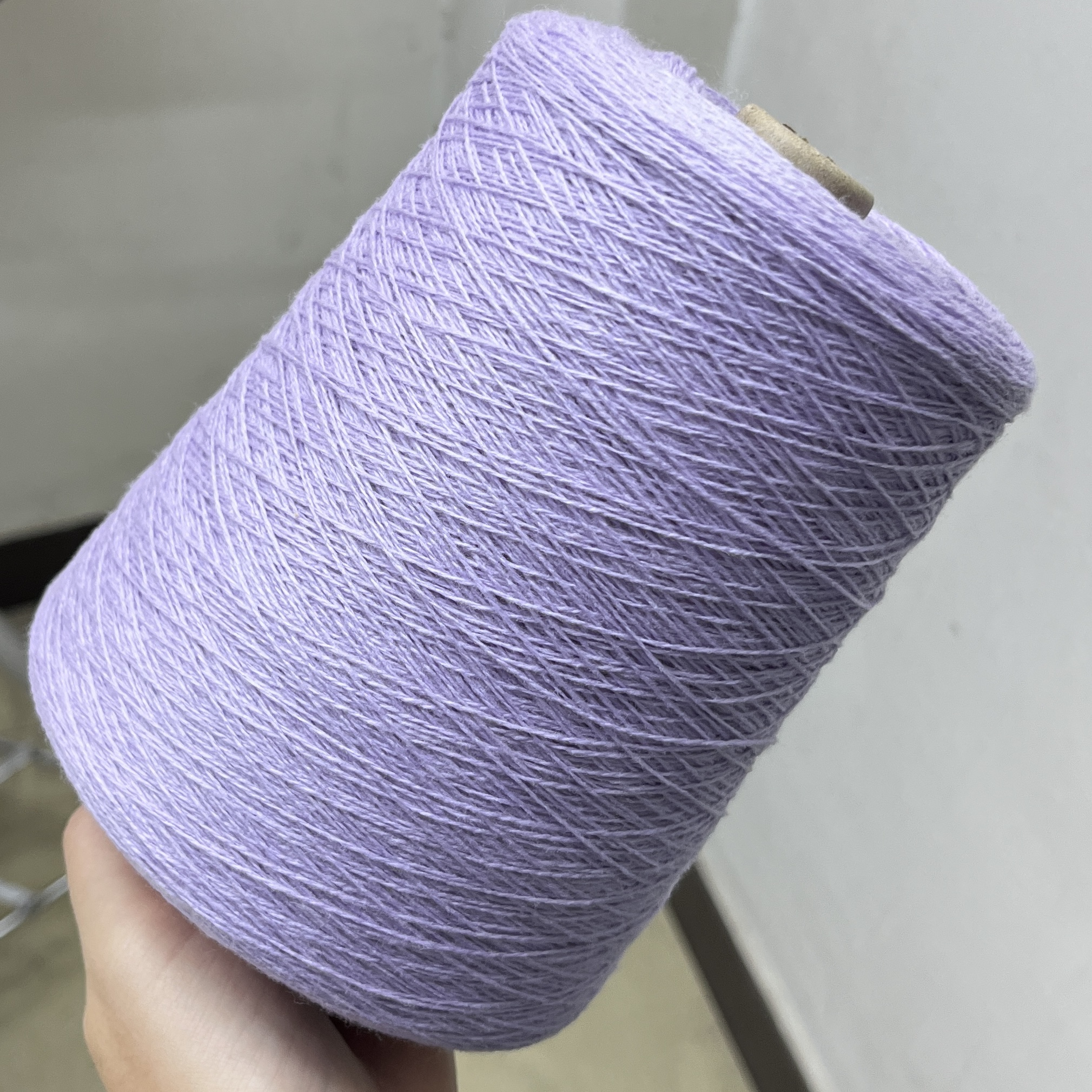 【薰衣草紫】100%设德兰美丽诺羊绒型羊毛日本小金株式会社进口纱
