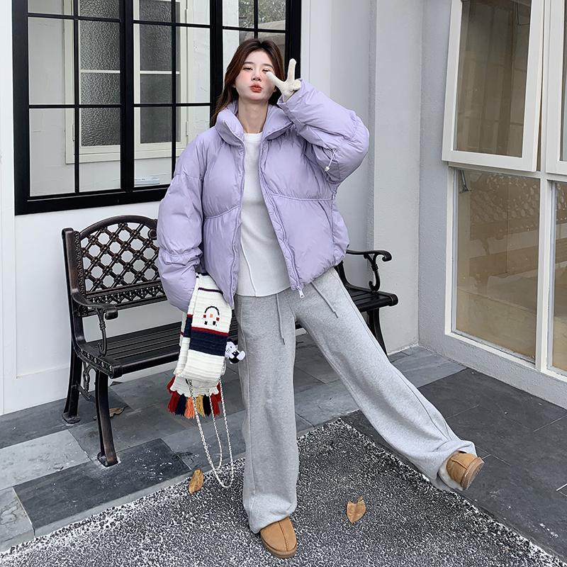 面包羽绒服女短款时髦加厚