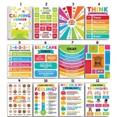 饰海报学生教室励志装 情绪一角装 饰墙贴画防水 Corner Calming