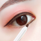 初学者细头眼线胶笔女眼线液膏持久防水防汗不易晕染棕色新手眼妆