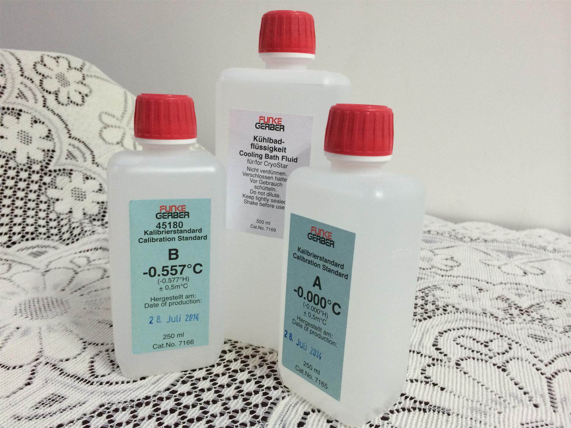 德国盖勃盖博7166校正液B/校准液适CryoStar I牛奶冰点仪gerber