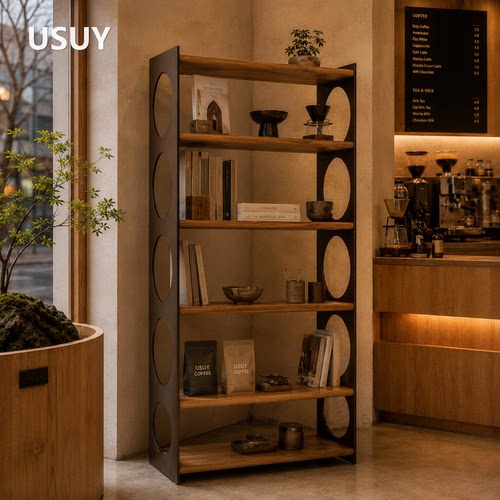 USUY北欧木质多层展示架
