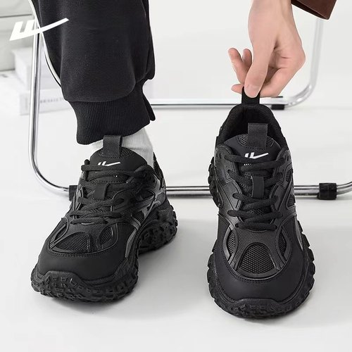 回力2025新款男厚底增高老爹鞋