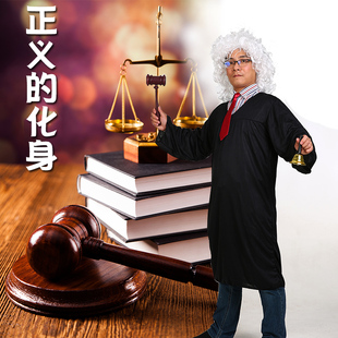 cos职业装扮衣服 模拟法庭成人法官服装审判长工作服演出服装道具