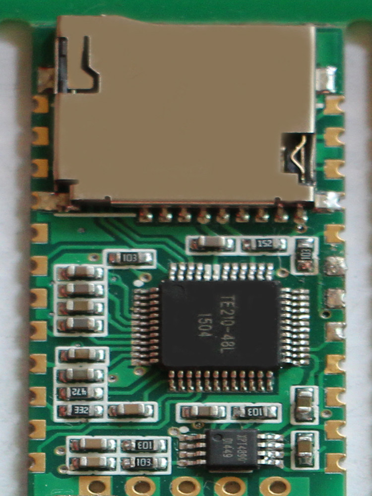 建荣方案高品质48脚录音芯片 录音模块 语音芯片 播放版  mp3