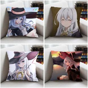 伊蕾娜抱枕魔女之旅周边靠垫靠枕二次元动漫来图定制睡觉靠垫枕头
