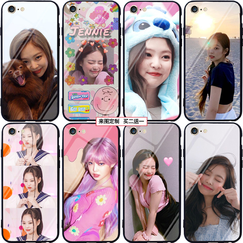jennie手机壳适用苹果11oppo xr 小米10vivox50金智妮华为nova7/8