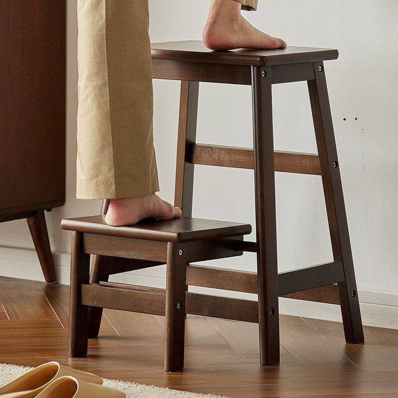 换鞋凳实木简约凳子阶梯创意可折叠凳高家用多功能楼梯板凳凳客厅