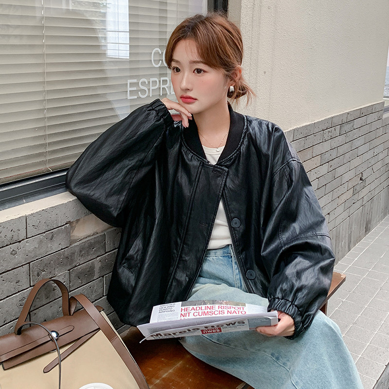 （，大货）短款皮衣外套2D120-F570-P145-K198,女装短外套,2D120