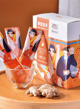 150g姜来无忧蜂蜜姜茶单独小包装冲饮女生暖身姜汤送生理期大姨妈