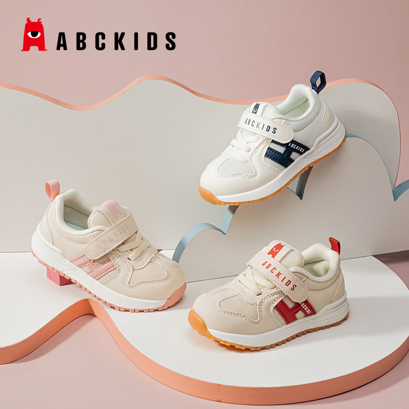 Abckids童鞋 儿童运动鞋2026春夏款软底男童休闲鞋防滑宝宝学步鞋