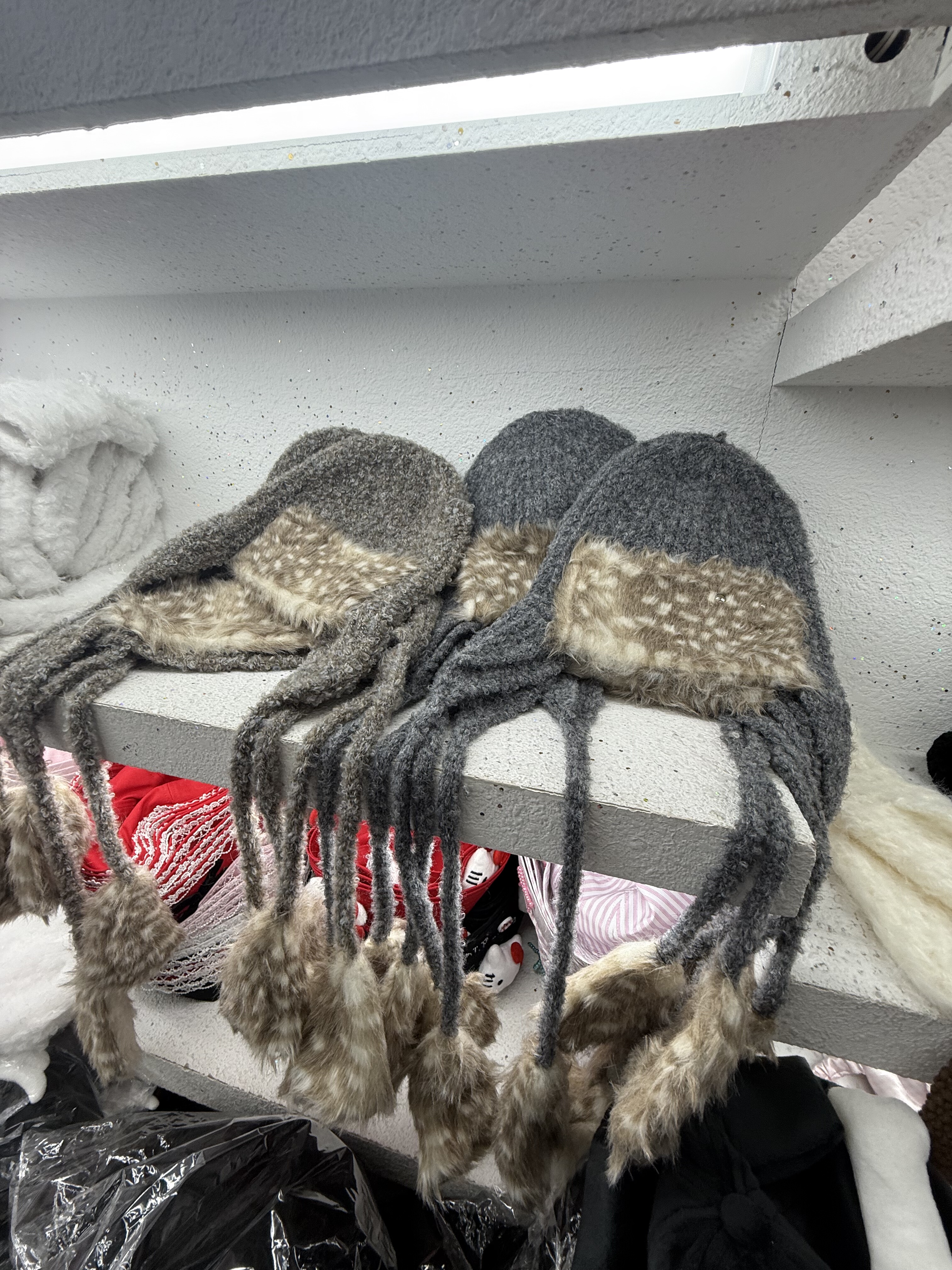 -3 POINT%-3 POINT%-3 POINT%-可爱小熊耳朵毛绒帽子女秋冬季保暖